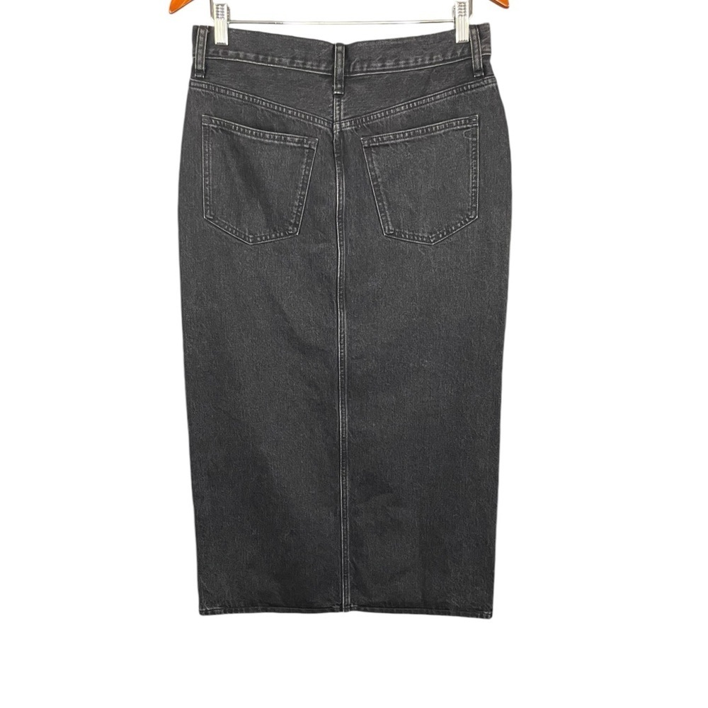 Madewell Denim Mid-Rise Maxi Skirt Lunar Wash NWT - Picture 3 of 15